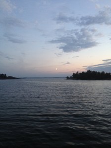 Halvmåne vid Askölaboratoriet