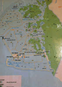 Karta över Phu Long area