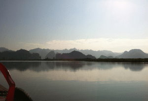 vy på väg till odlingarna