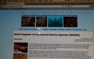 5 Word Register of Introduced Marine Species