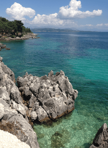 Kristallklart vatten