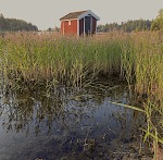 Vassar vid badhytten